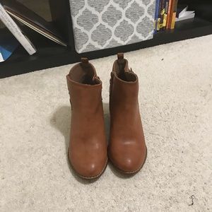 Brown booties